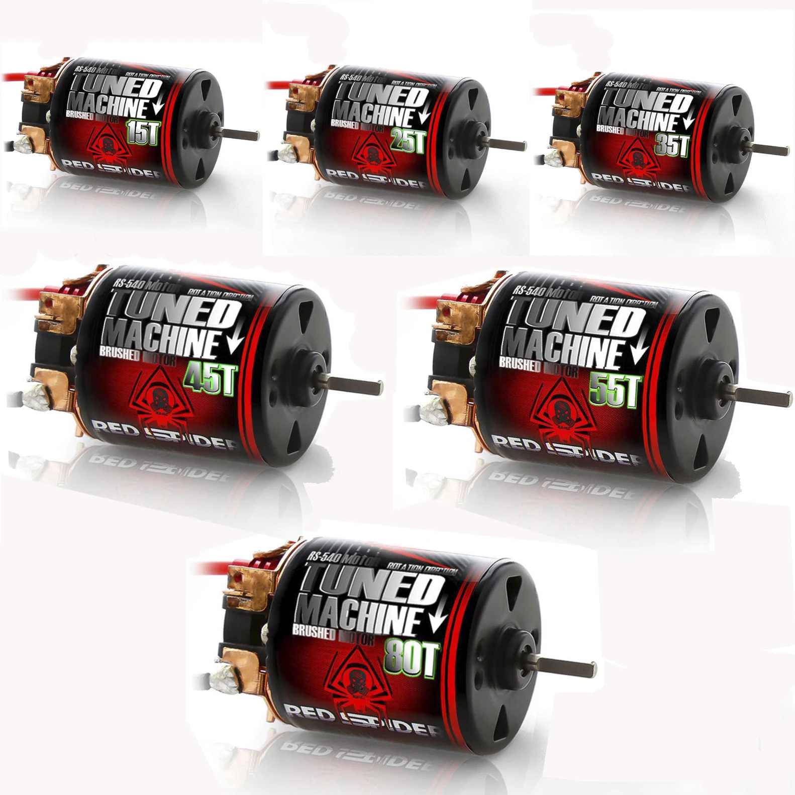 Servo Motor Sg90 - Moteur brossé étanche 540 80T 15T