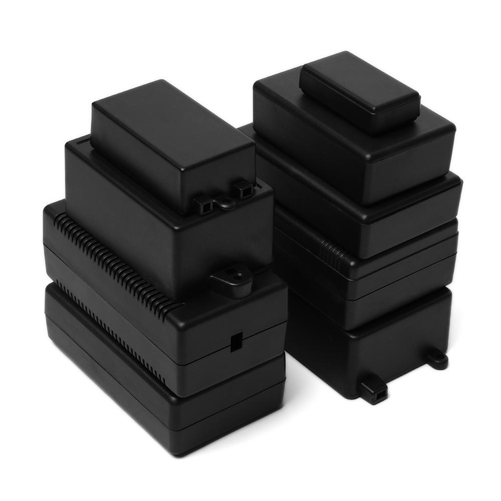 Diy Electronics Supplies - Boîtier étanche en plastique noir, boîtier