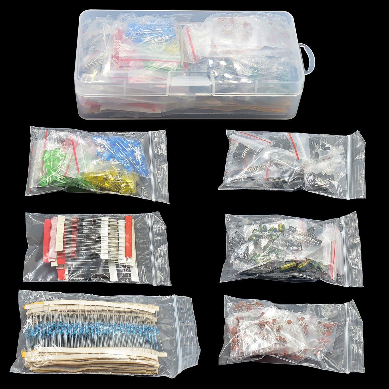 Capacitor Kit Assortment - Kits de composants électroniques, kit d'assortiment