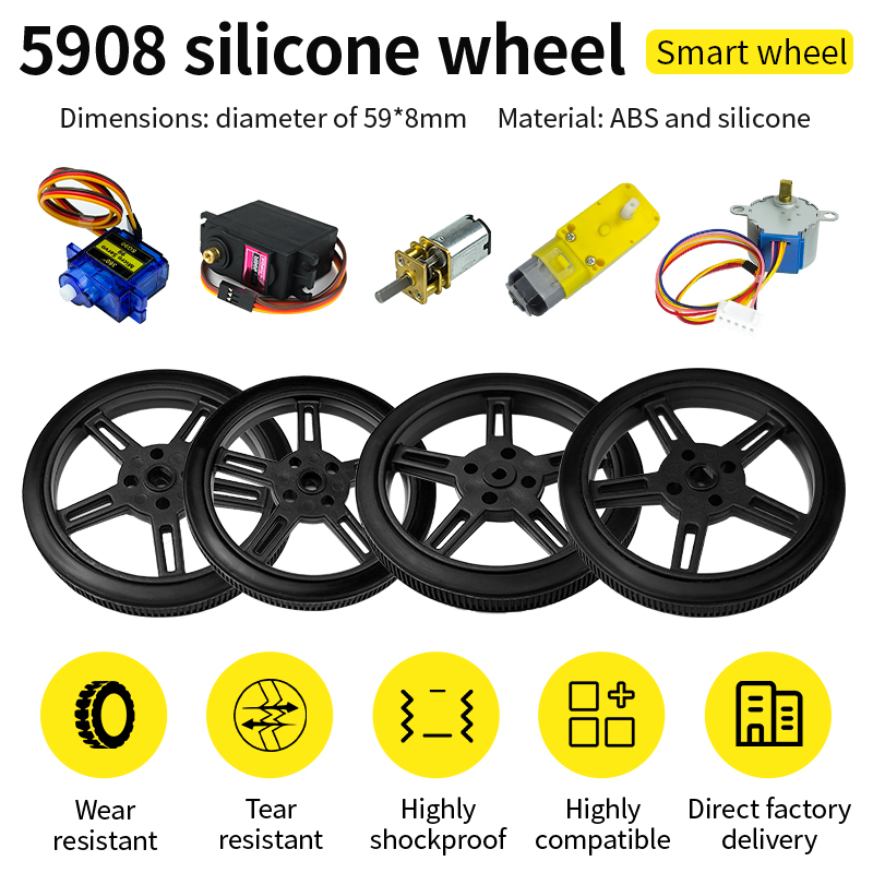 Servo Motor Sg90 - Roue de pneu en Silicone 5908