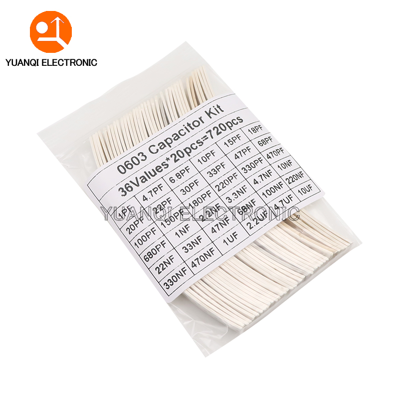 Capacitor Kit Assortment - Kit assorti de condensateurs SMD 320,