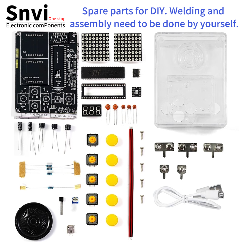 Diy Electronics Game - Kit de console de jeu pixel