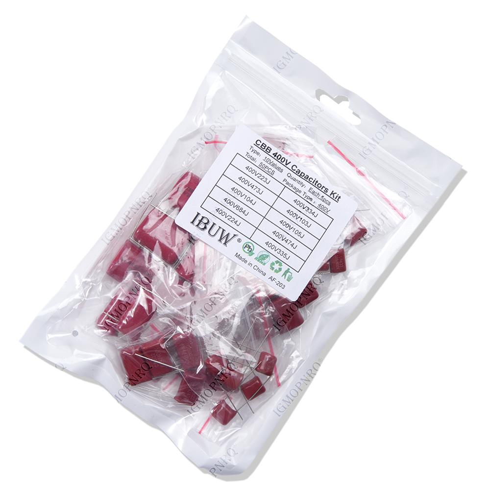 KIT 50PC = 10 valeur * 5 pièce - Capacitor Kit Assortment avis et prix