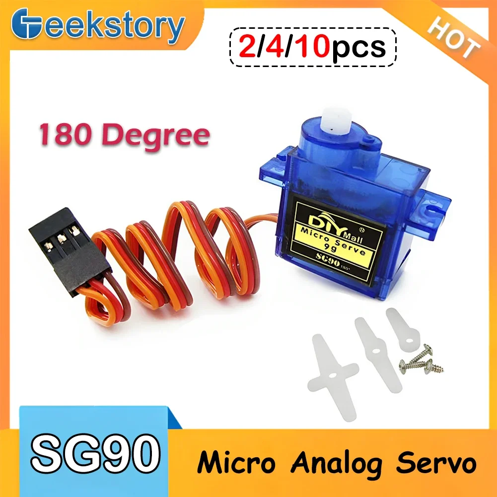 2/4/10 pièces SG90 servomoteur - Servo Motor Sg90 avis et prix