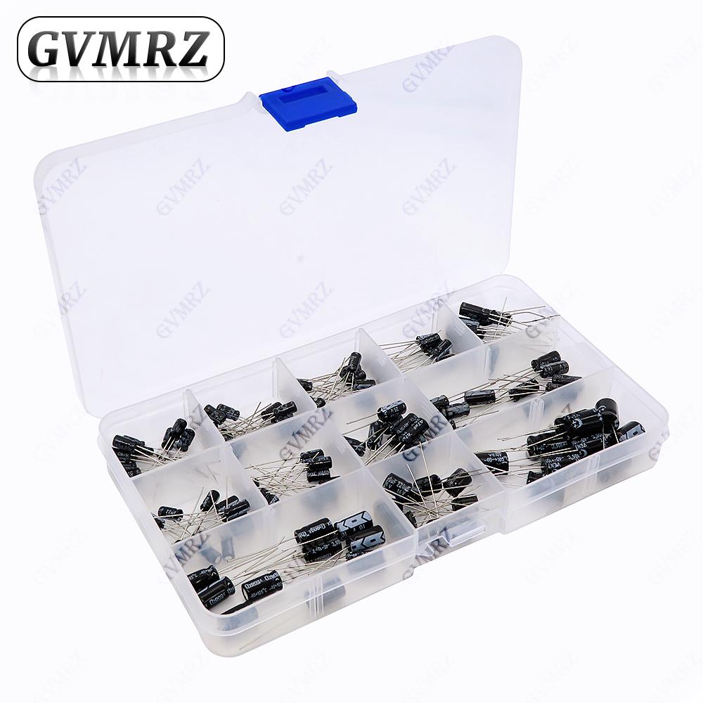 120 PCS/lot 12 valeurs 1uF-470 - Capacitor Kit Assortment avis et prix