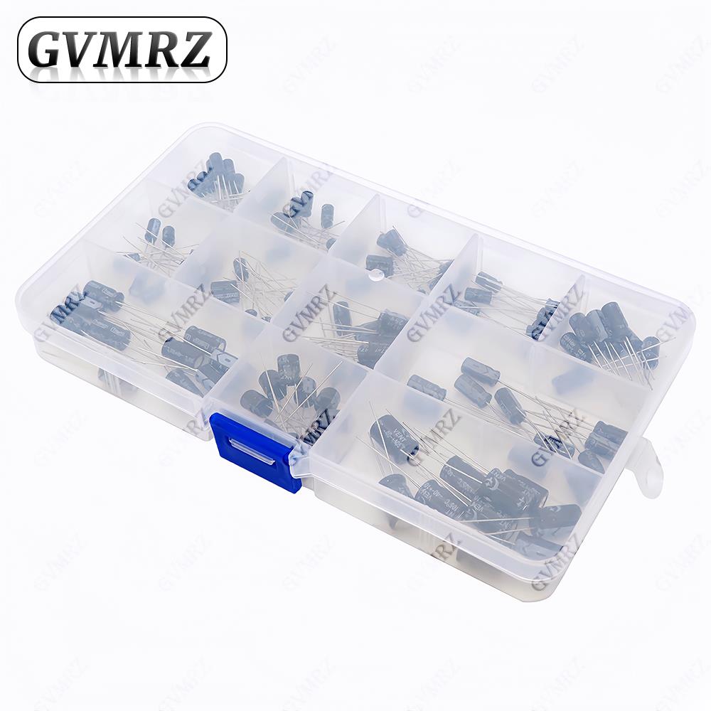 120 PCS/lot 12 valeurs 1uF-470 - Capacitor Kit Assortment avis et prix