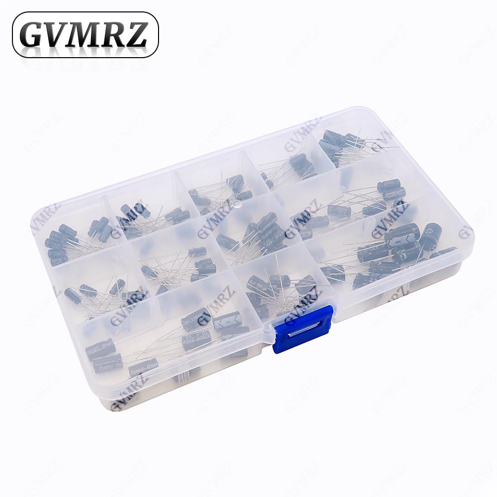 120 PCS/lot 12 valeurs 1uF-470 - Capacitor Kit Assortment avis et prix