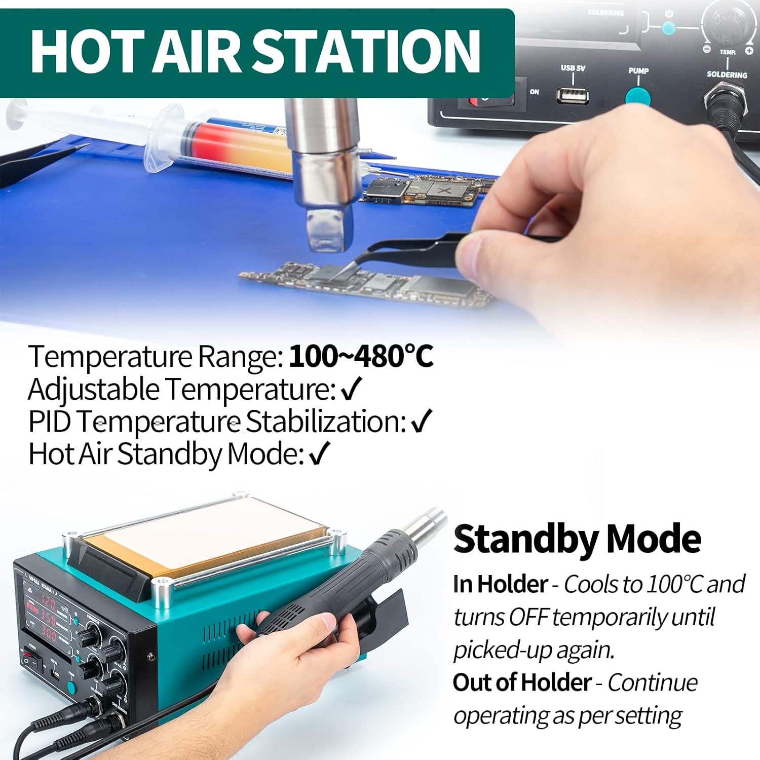 YIHUA 853AAA-I Version de base - Hot Air Rework Station avis et prix