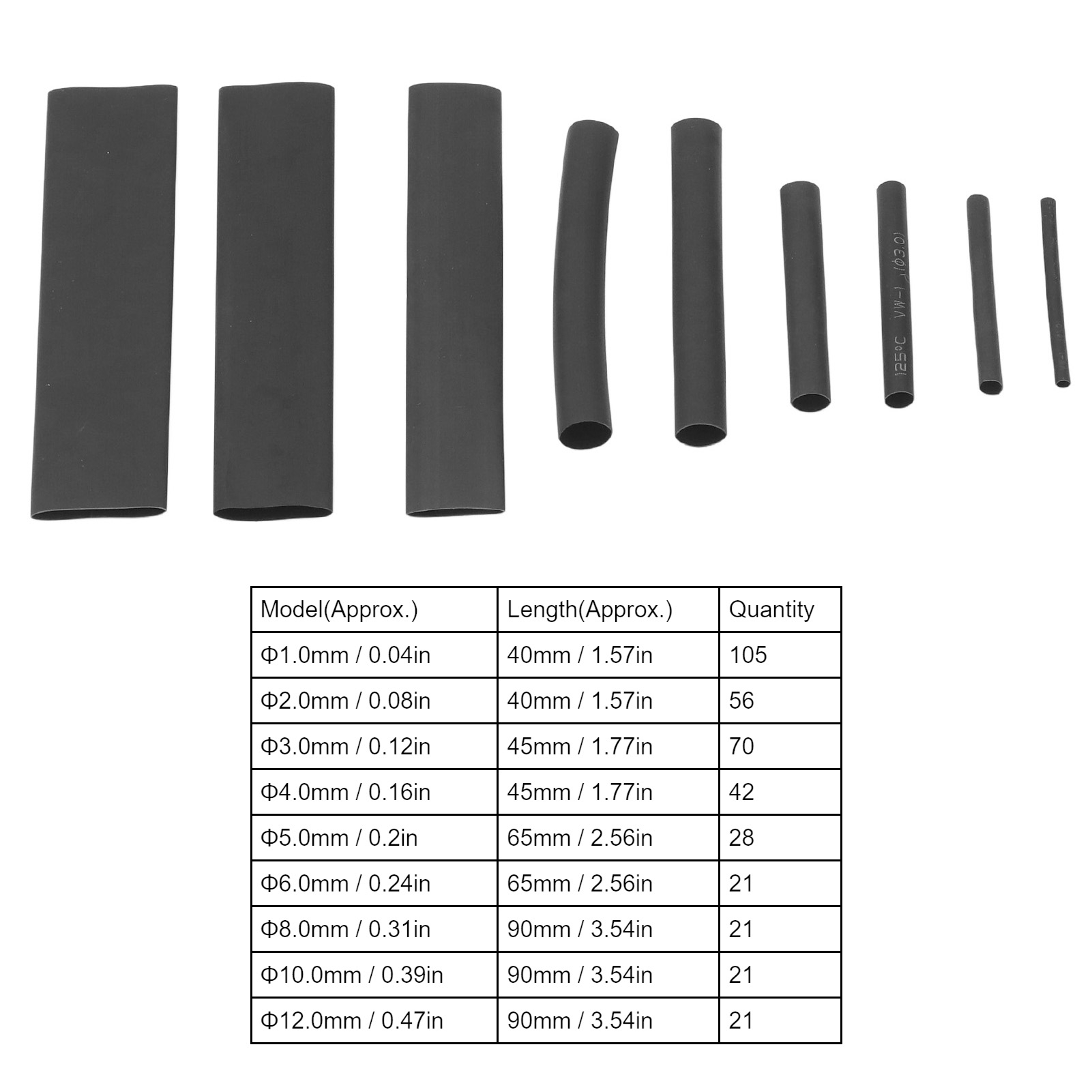 Kit de 385 pièces de gaine the - Heat Shrink Tubing avis et prix